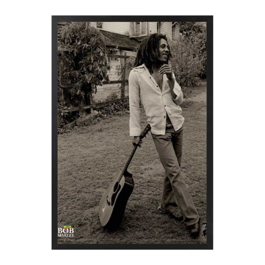 Ingelijste Bob Marley Vintage Art Print 30x40cm